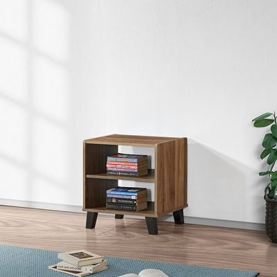 Supreme End Table-Light Walnut