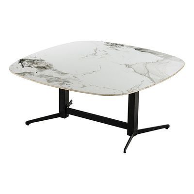 Elmont Center table Ceramic- White/Black