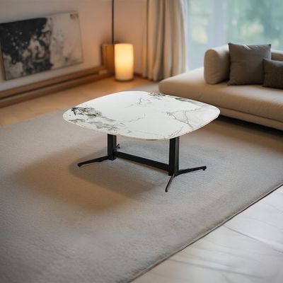 Elmont Center table Ceramic- White/Black