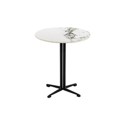 Elmont End table Ceramic- White/Black