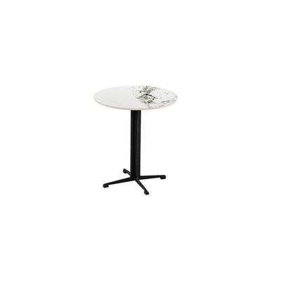 Elmont End table Ceramic- White/Black
