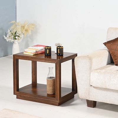 Darva End Table - Walnut