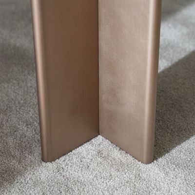 Florya Side Table - Beige/Brown