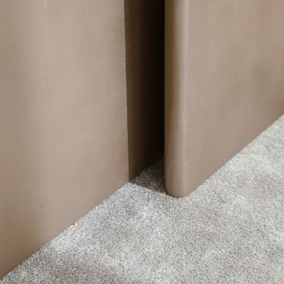 Florya Set Of 2 Nesting Table- Beige/Brown