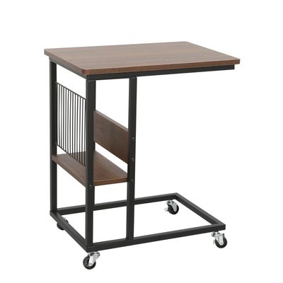 Doyle Side Table - Walnut/Black
