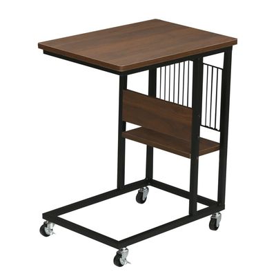 Doyle Side Table - Walnut/Black
