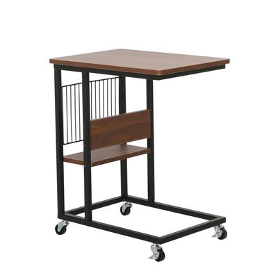 Doyle Side Table - Walnut/Black