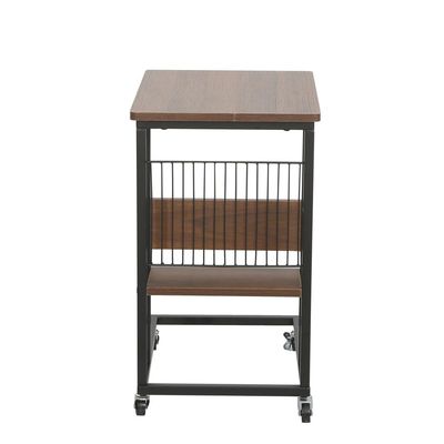 Doyle Side Table - Walnut/Black