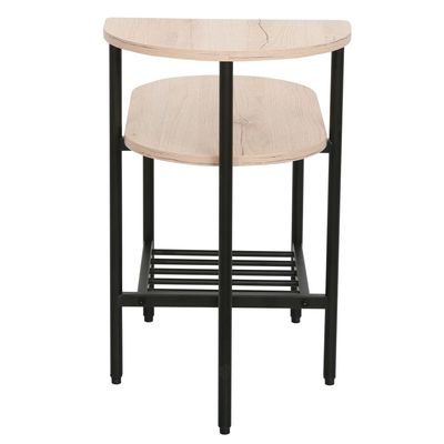 Jayde Side Table - Oak/Black