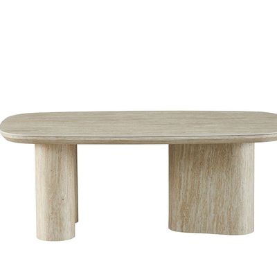Nordic Coffee Table - Beige/White
