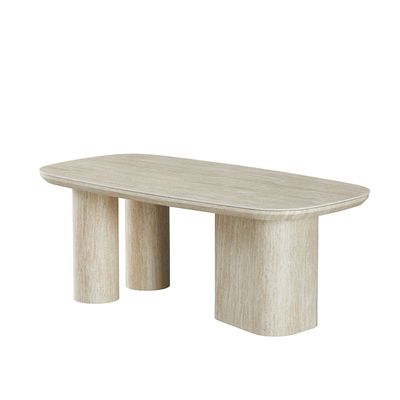 Nordic Coffee Table - Beige/White