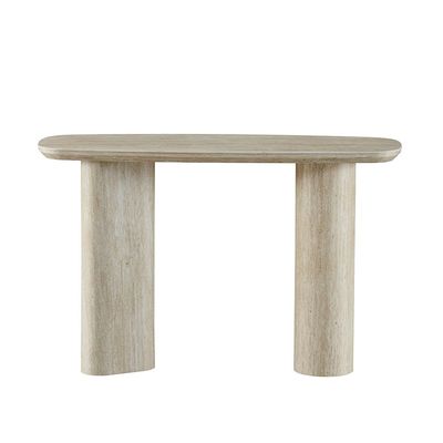 Nordic Console Table - Beige/White