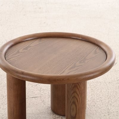 Oboro Wooden End Table - Walnut Oboro Wooden End Table - Walnut