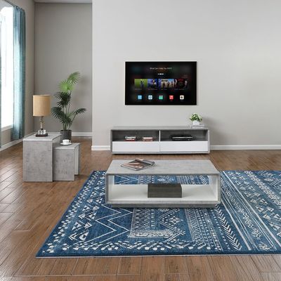 Cansten Coffee Table - Grey/White