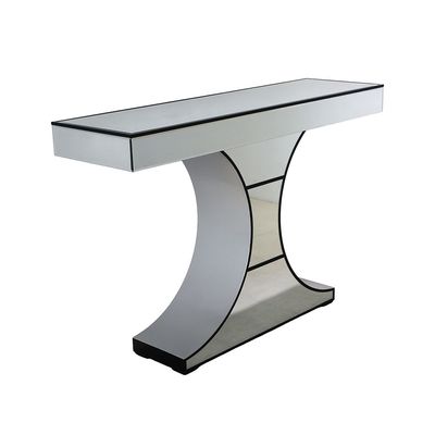 Nexxus Console Table- Silver/Black