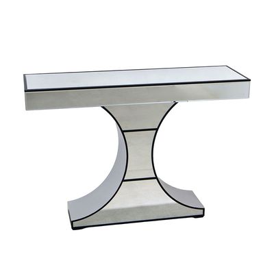 Nexxus Console Table- Silver/Black