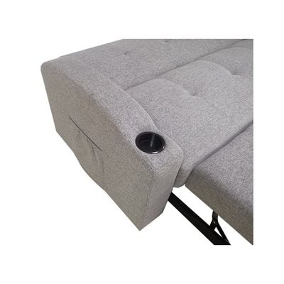 Alejandro Fabric Sofa Bed - Warm Grey - With 2-Year Warranty