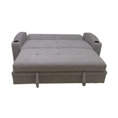 Alejandro Fabric Sofa Bed - Warm Grey - With 2-Year Warranty