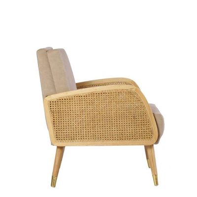 Ross Rattan Armchair - Beige