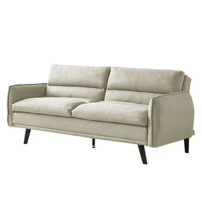 Washington 3-Seater Fabric Sofa Bed - Beige - With 2-Year Warranty