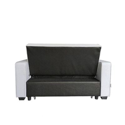 Masie 2-Seater Fabric Sofa Bed - Light Grey - With 2-Year Warranty