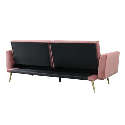 Flare 2-Seater Fabric Sofa Bed - Dusty Pink - With 2-Year Warranty
