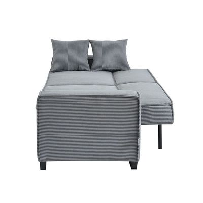 Brent 3-Seater Fabric Sofa Bed - Grey - With 2-year Warranty