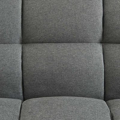 Elmer 3-Seater Fabric Sofa Bed - Grey - With 2-year Warranty