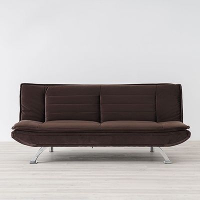Flex 3-Seater Fabric Sofa Bed - Chocolate