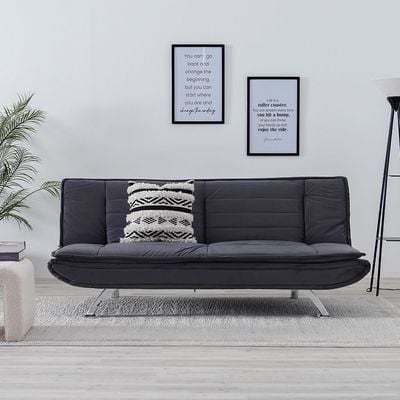 Flex 3-Seater Fabric Sofa Bed - Grey