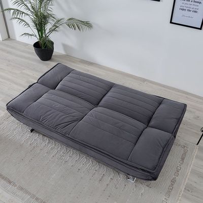 Flex 3-Seater Fabric Sofa Bed - Grey