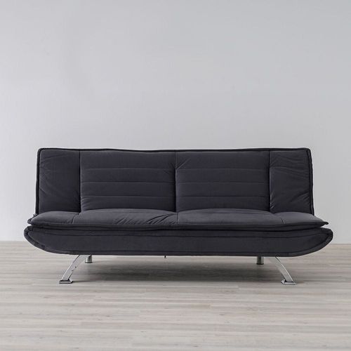 فليكس - أريكة سرير قماشية 3 مقاعد - رمادي