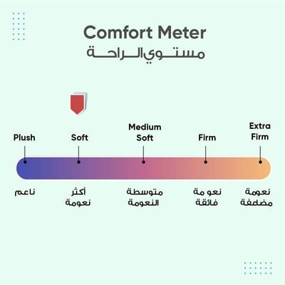 أريكة سرير قماش 3 مقاعد زادن - بيج - مع ضمان لمدة عامين