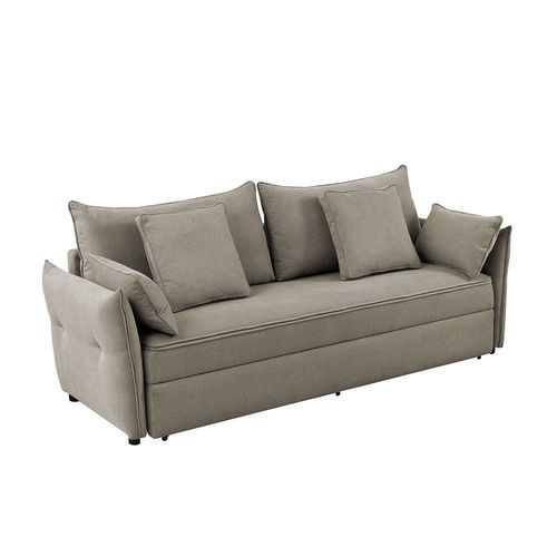 Zaden  3 Seater Fabric Sofabed - Beige