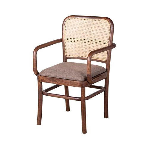 Foxtrot Rattan Chair - Brown - With 2-Year Warranty