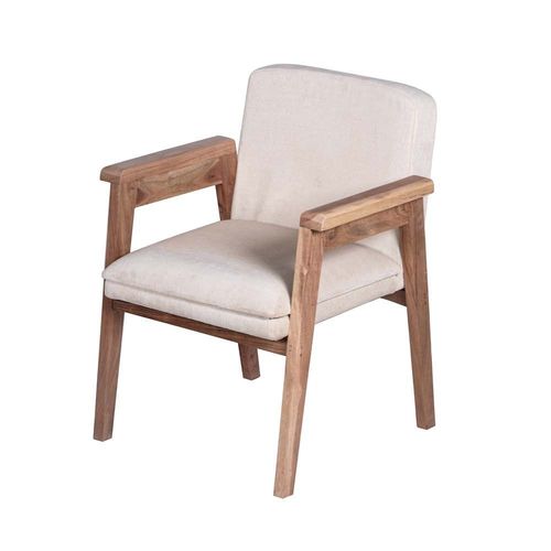 Lander Accent Chair - Light Brown - With 2-Year Warranty