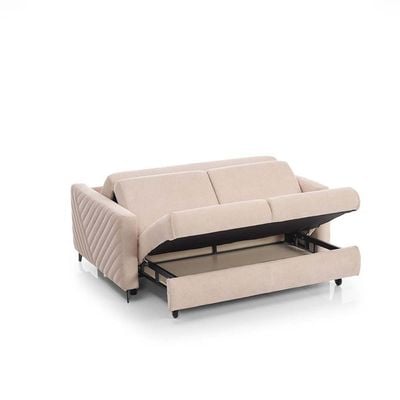 Piccolo 2 SeaterFabric Sofa Bed - Beige