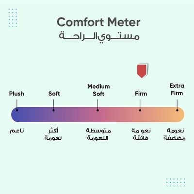 أريكة سرير قماشية من بيكولو بمقعدين - بيج - مع ضمان لمدة عامين