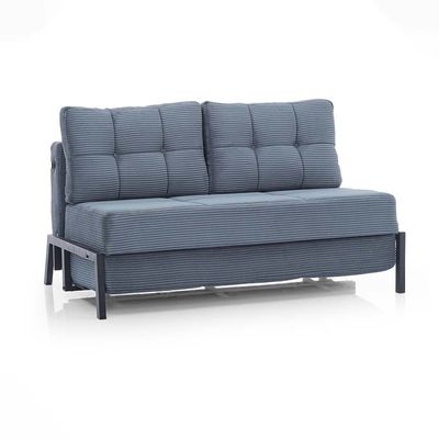 Gibson 2-Seater Love Fabric Sofa Bed - Teal - With 2-Year Warranty