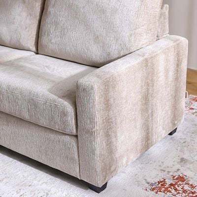 Alexis Fabric Sofa Bed - Sandstone