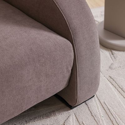 Nimera  1 Seater Fabric Sofa - Beige