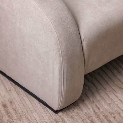 Nimera  1 Seater Fabric Sofa -  Grey