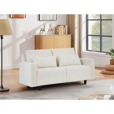 Jocson 2 Seater Fabric Sofa Bed - Cream Jocson 2 Seater Fabric Sofa Bed - Cream