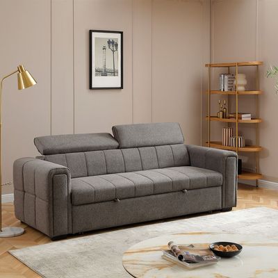 Quinley Fabric Sofa Bed - Dark Grey