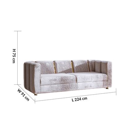 Buket 3+1 Seater Fabric Sofa