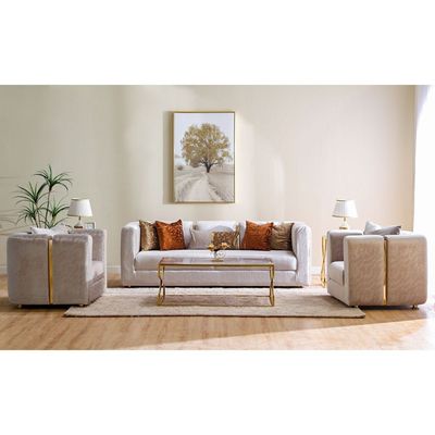 Buket 3+1 Seater Fabric Sofa