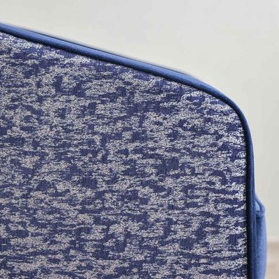 Monza 1 Seater Fabric Sofa - Navy Blue