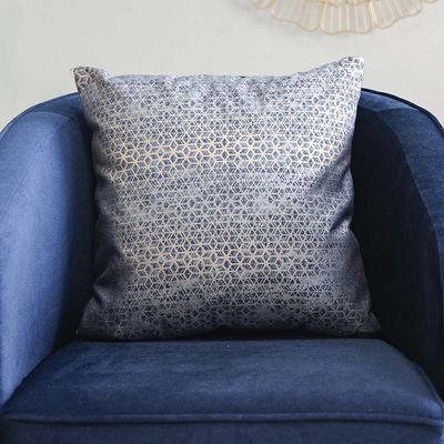 Monza 1 Seater Fabric Sofa - Navy Blue