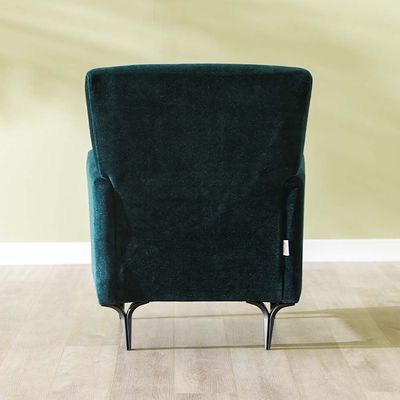 أريكة قماشية من مقعد من هاريس - أخضر مزرق