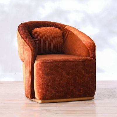 Arteon 1 Seater Fabric Sofa - Brown